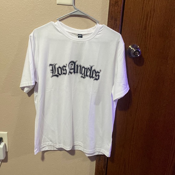 white los angeles t shirt - Picture 1 of 3